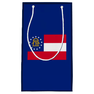 Georgia State Flag Design Small Gift Bag