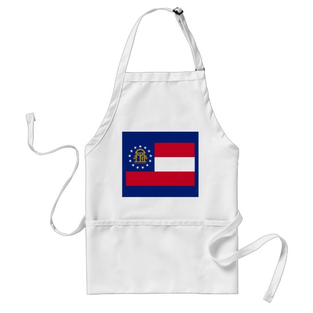 Georgia State Flag Design Standard Apron (Front)