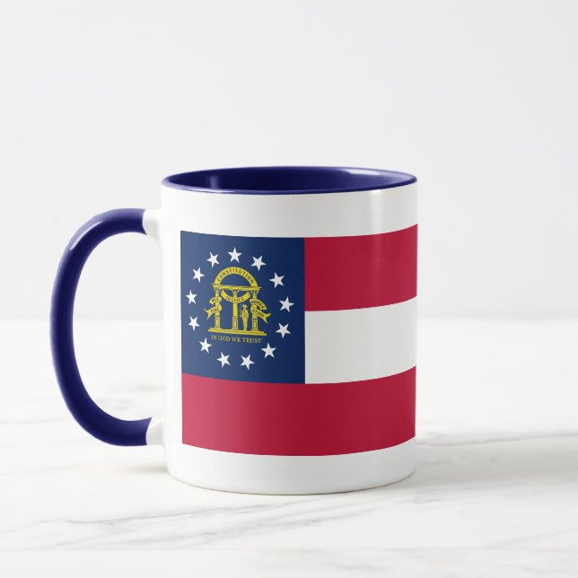 Georgia State Flag Mug (Left)