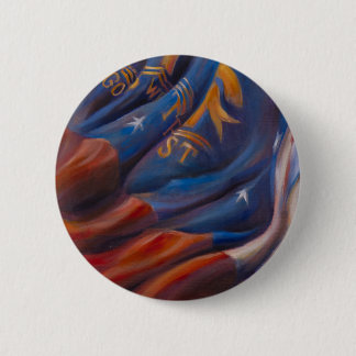 Georgia State Flag Painting Button