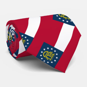 Georgia State Flag Tie
