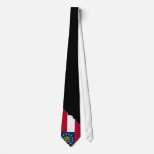 Georgia State Flag Tie