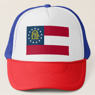 Georgia State Flag Trucker Hat