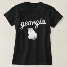 Georgia state in white