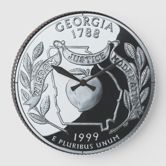 Georgia State Quarter Clock (Front)