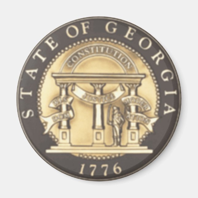 Georgia State Seal Magnet (Front)