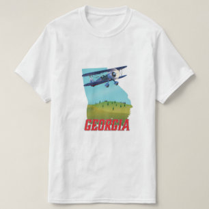 Georgia State USA Travel poster, T-Shirt