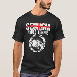Georgia Table Tennis Georgian Ping Pong Supporte T-Shirt