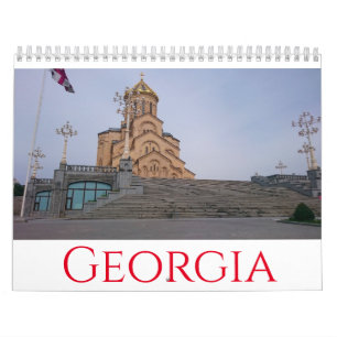 Georgia Tbilisi Borjomi Architecture Landscape Calendar
