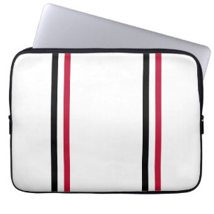 Georgia Team Spirit, Red, White and Black Laptop Sleeve