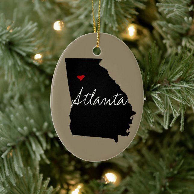 Georgia Town Ceramic Tree Decoration (Tree)