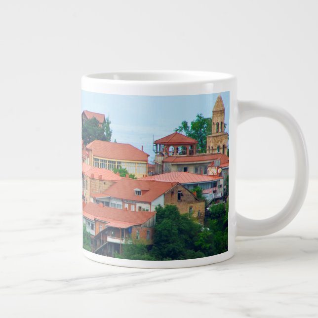 Georgia Town Landscape Large Coffee Mug (Right)