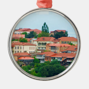 Georgia Town Landscape Metal Ornament