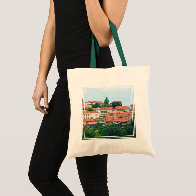 Georgia Town Landscape Tote Bag (Front (Product))