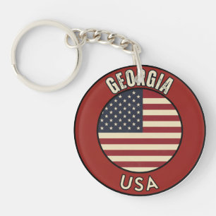 Georgia United States of America Key Ring