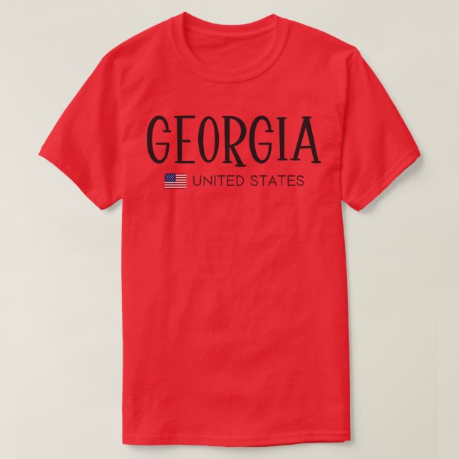 Georgia United States TShirt (Design Front)