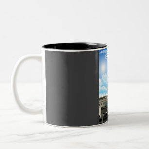 Georgia United States Vinatge Minimal Retro Travel Two-Tone Coffee Mug