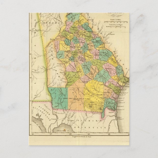 Georgia US Postcard (Front)