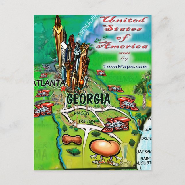 Georgia USA Card (Front)