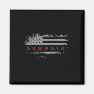 Georgia Usa Flag Magnet