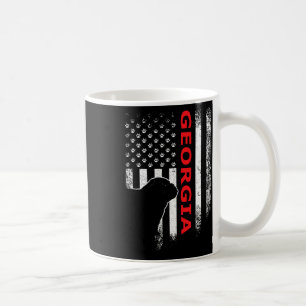 Georgia Usa Flag Patriotic. Ga Vintage Style  Coffee Mug