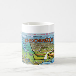 Georgia USA Map Coffee Mug