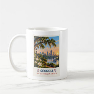 Georgia USA – Vintage Travel Mug