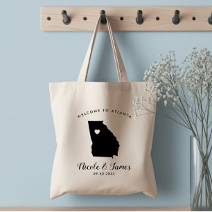 Georgia Wedding Welcome Bag for Destination Tote