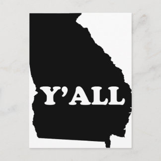 Georgia Yall Postcard