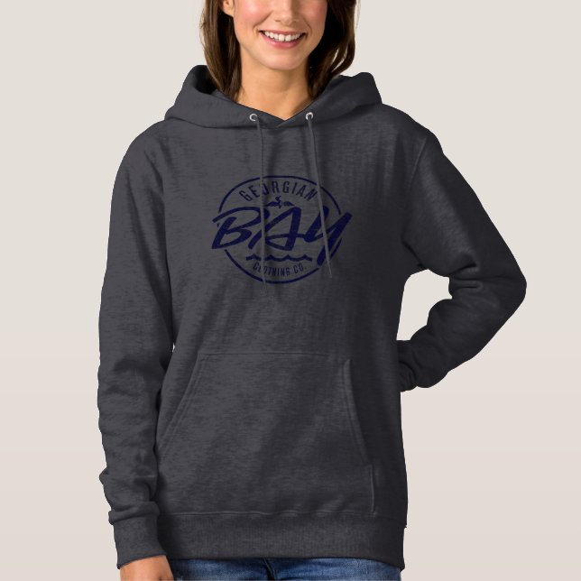 Georgian Bay Clothing Co. Women's Grey Hoodie (Front)