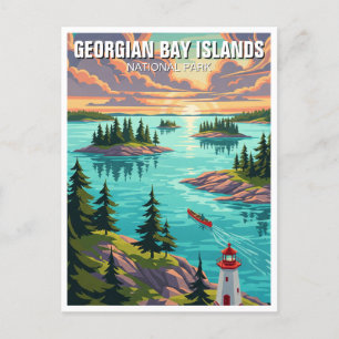 Georgian Bay Islands National Park Canada Postcard