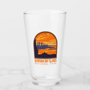 Georgian Bay Islands National Park Canada Vintage Glass