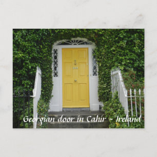 Georgian door in Cahir - Ireland Postcard