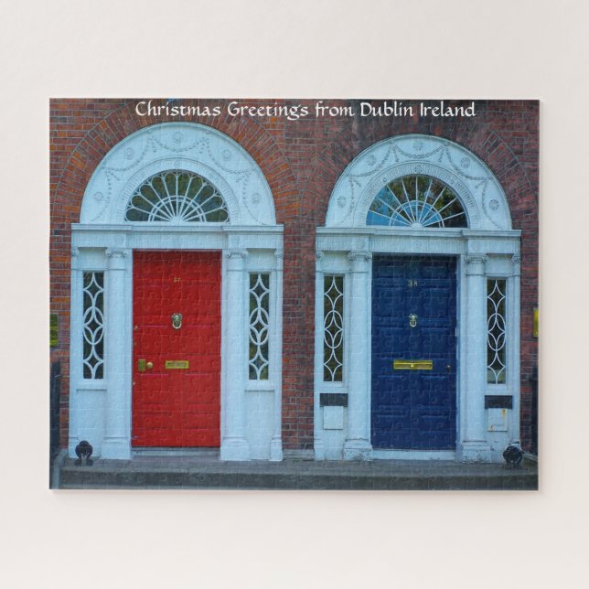 Georgian Dublin Doors Ireland. Jigsaw Puzzle (Horizontal)
