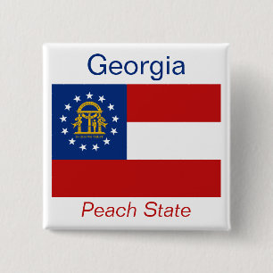 Georgian Flag Button