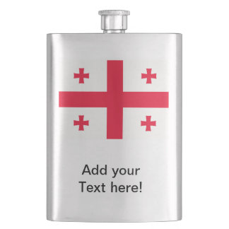 Georgian Flag Hip Flask