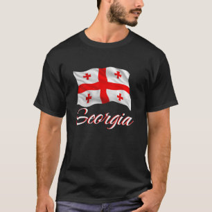 Georgian Flag Of Georgia Patriotic Men Women Kids T-Shirt