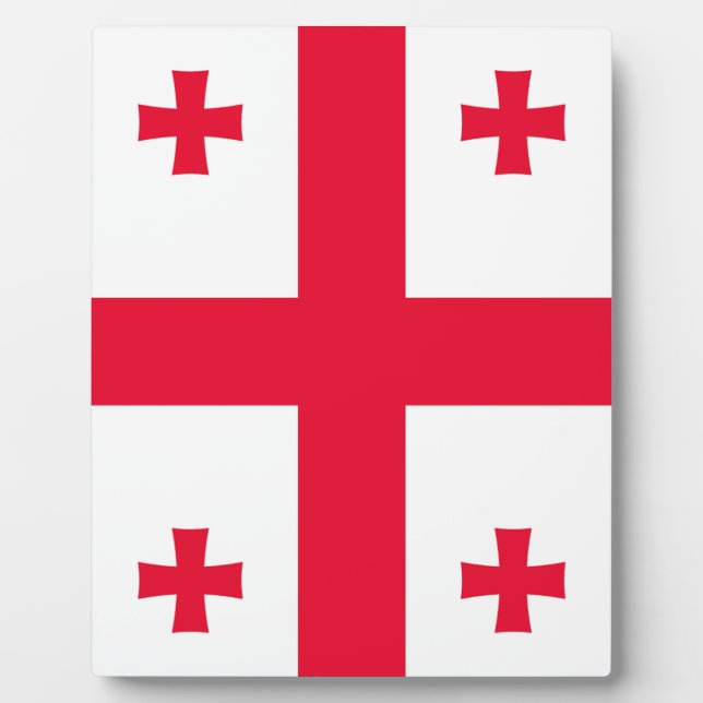 Georgian Flag Plaque (Front)