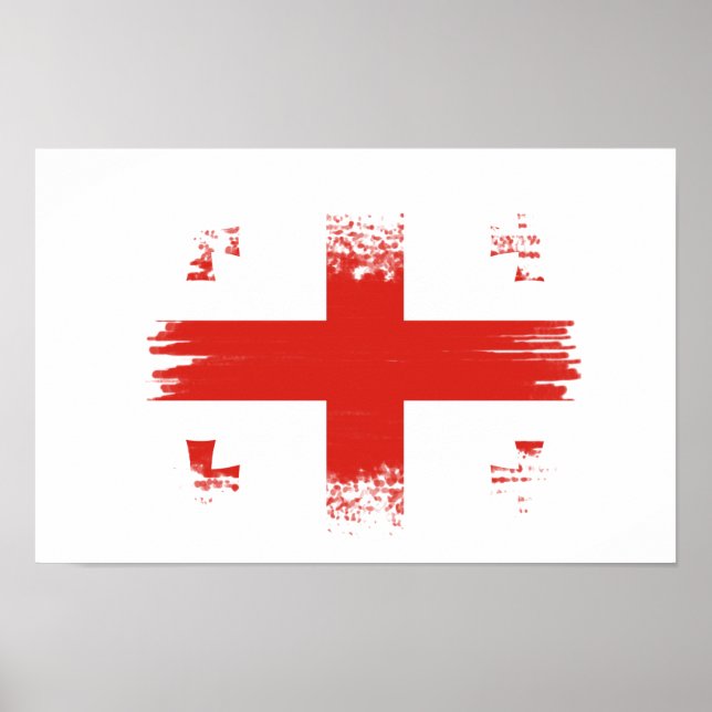 Georgian flag poster (Front)