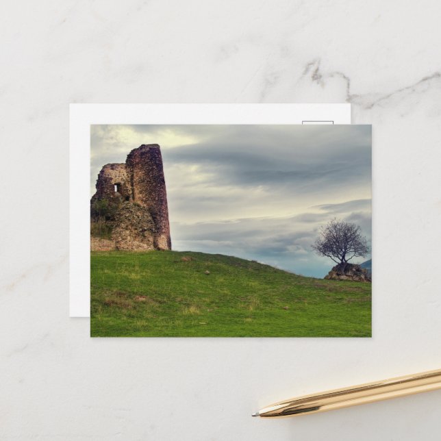 Georgian landscape postcard (Front/Back In Situ)