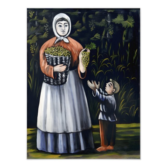 Georgian painter Niko Pirosmani paintings Photo Print (Front)