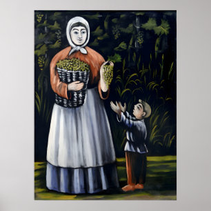 Georgian painter Niko Pirosmani paintings Poster