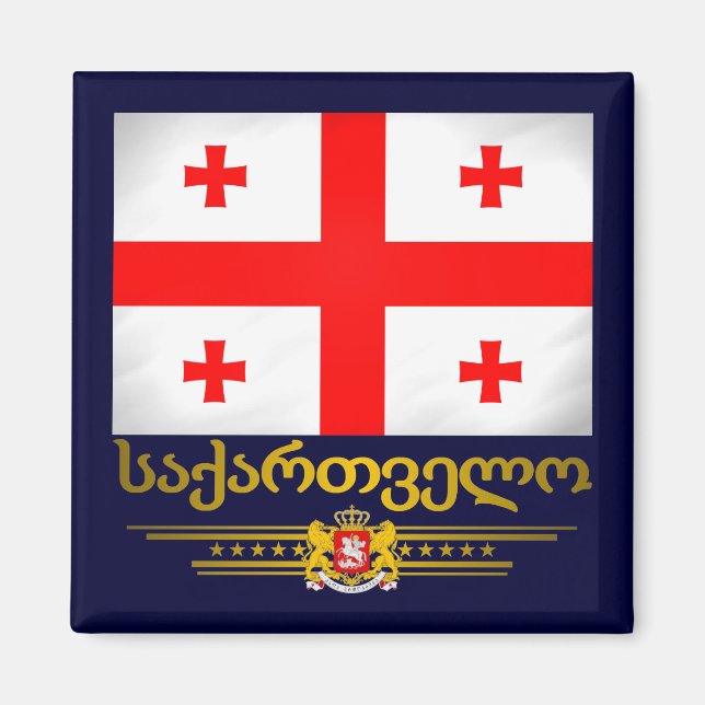 Georgian Pride Magnet (Front)