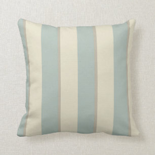 Georgian Stripe Eau de Nil Cushion