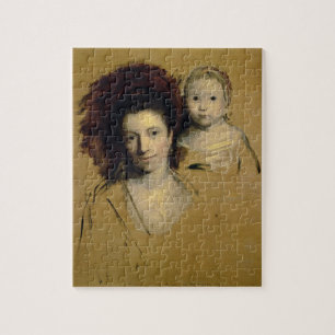 Georgiana, Countess Spencer and her Daughter Lady Jigsaw Puzzle