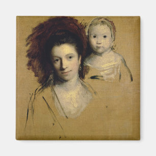 Georgiana, Countess Spencer and her Daughter Lady Magnet