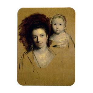Georgiana, Countess Spencer and her Daughter Lady Magnet