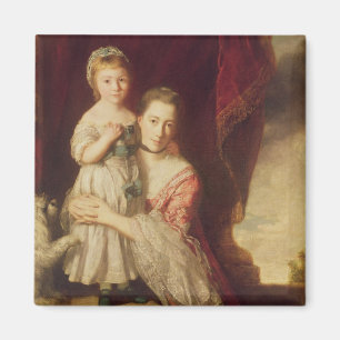Georgiana, Countess Spencer with Lady Magnet