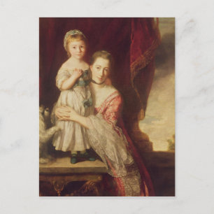 Georgiana, Countess Spencer with Lady Postcard