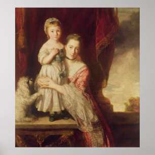 Georgiana, Countess Spencer with Lady Poster